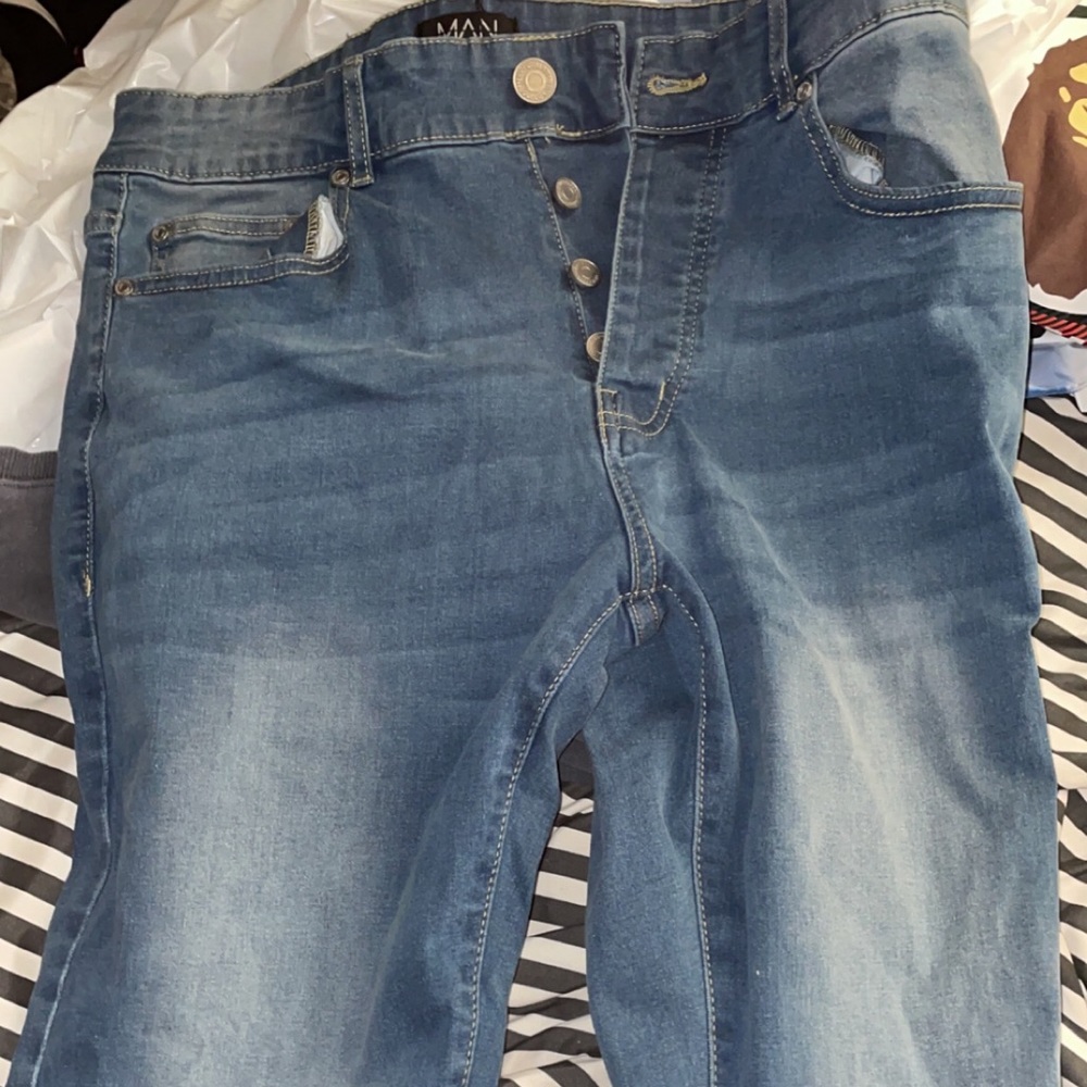 Men’s Slim Straight Jeans by Boohoo Men. Still brand new, never worn with tag.